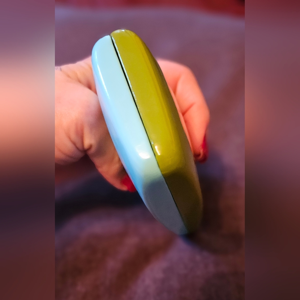 kate spade yellow and light mint eyeglass case - Picture 6 of 8